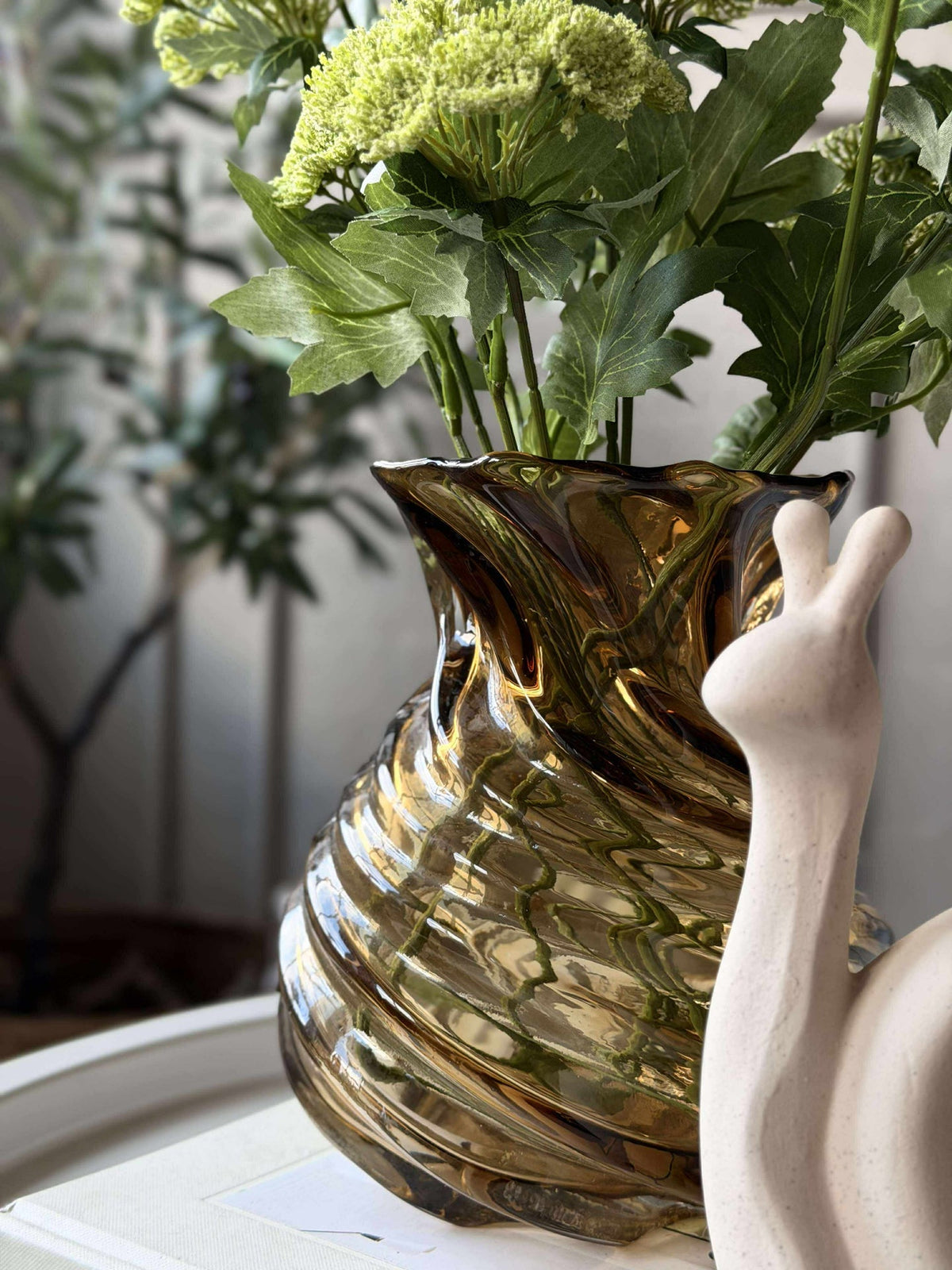 Vase - Verre soufflé à la bouche