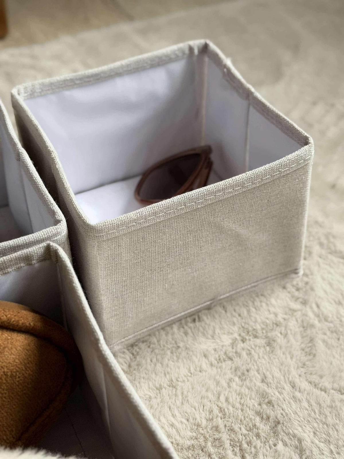 Rangement BELLA lot de 3 boîtes
