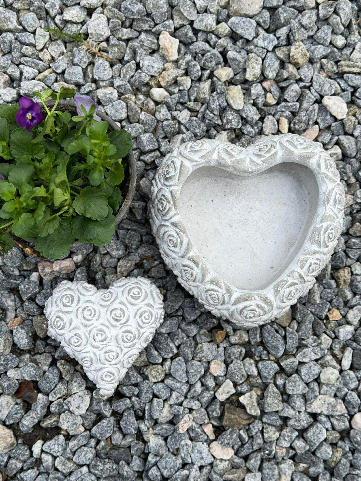 Cœur avec des roses