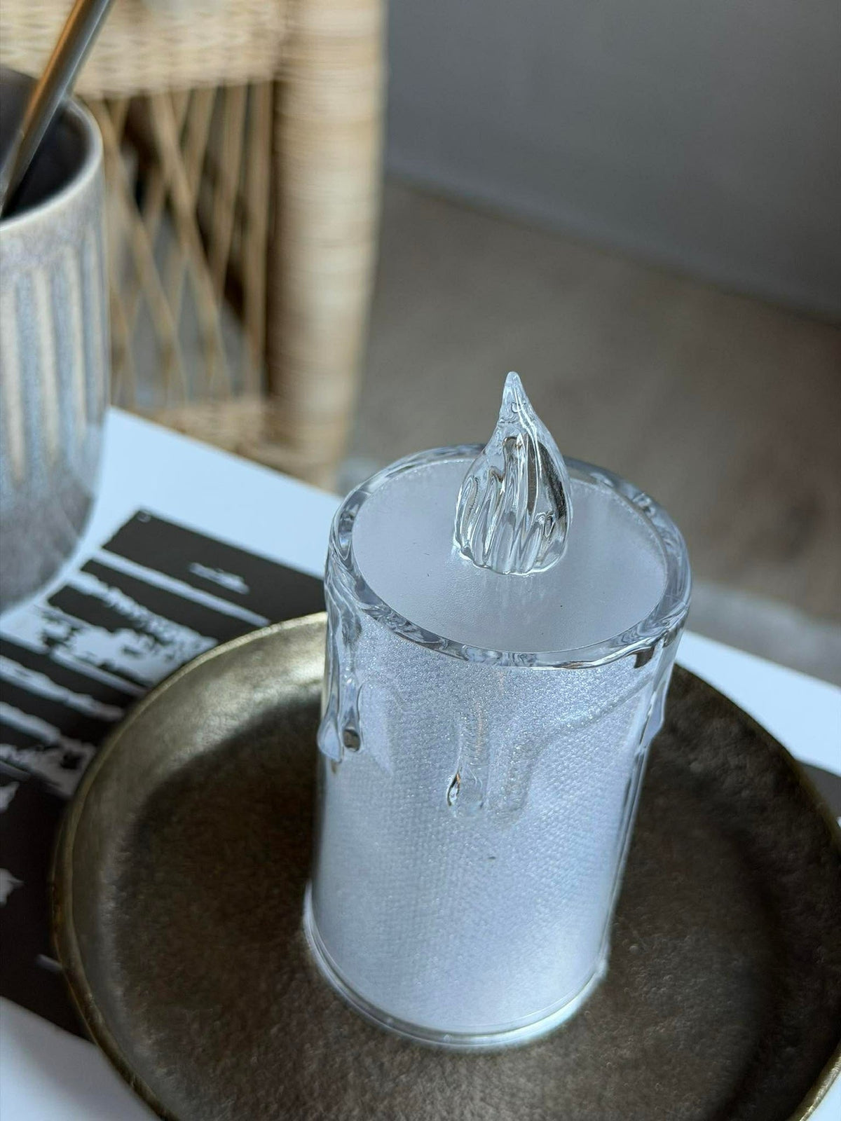 Bloc-candle LED 10,5 cm