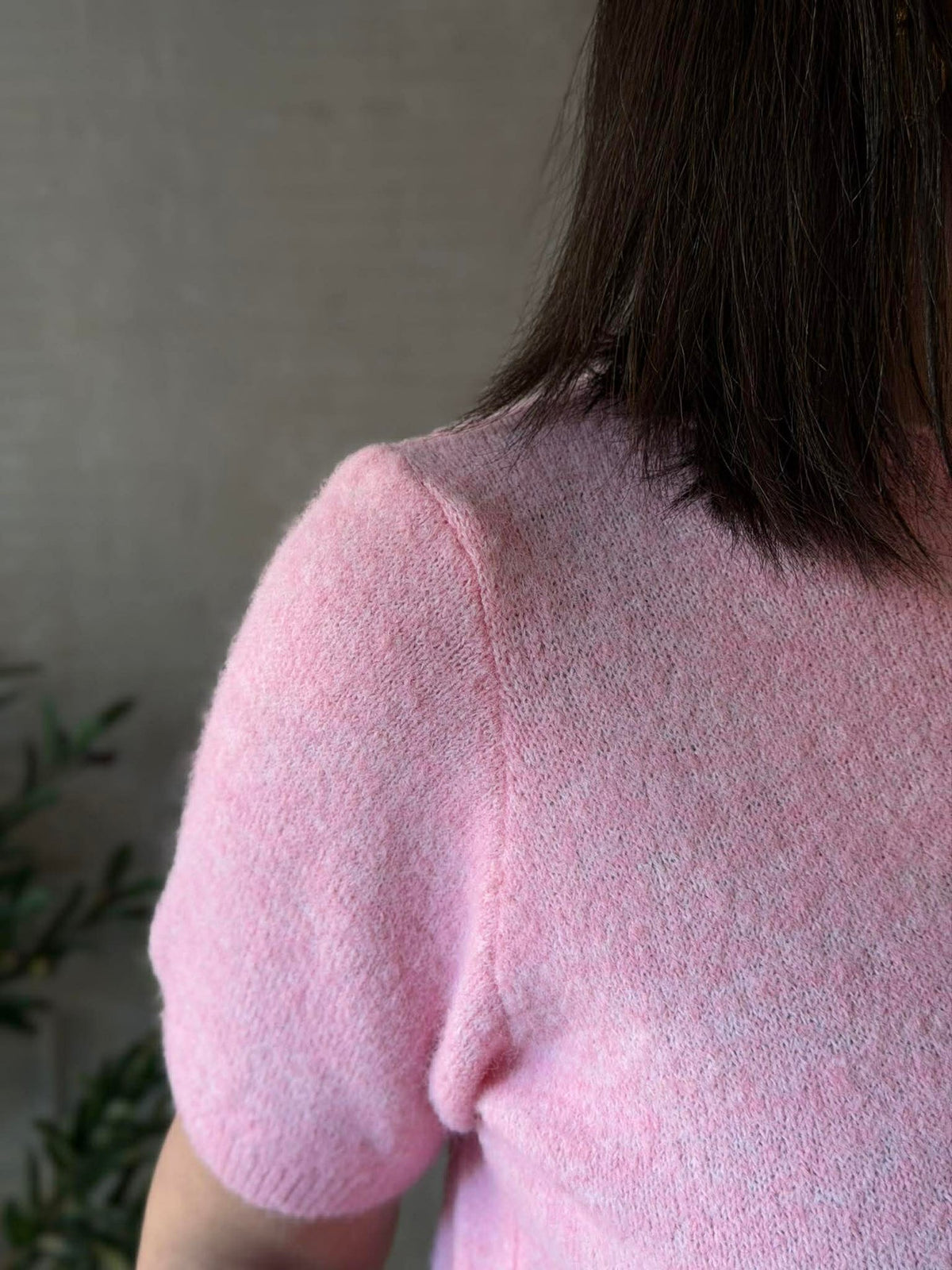 Tricot à manches 3/4 - Rose