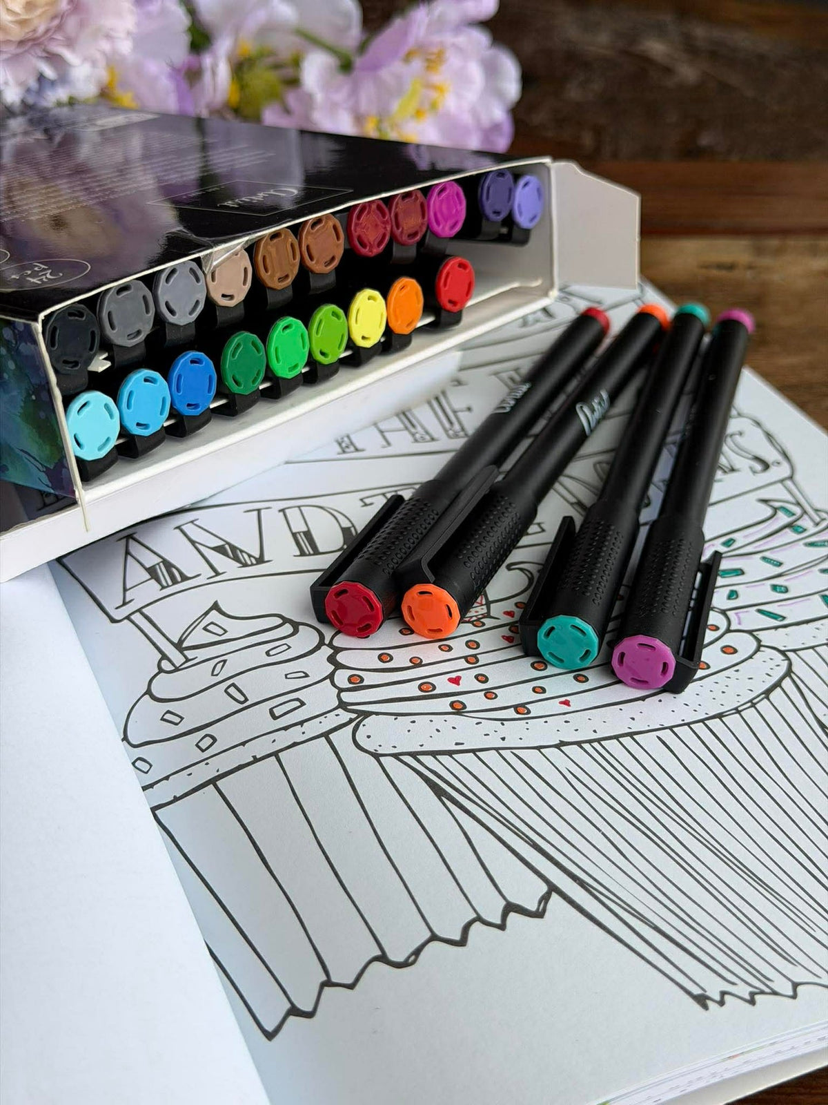 Feutres - 24 fineliners