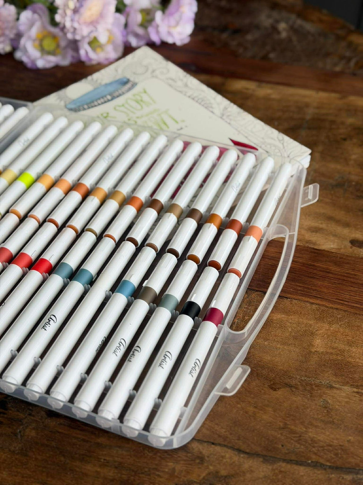 Marqueurs acryliques - 60 pièces. Idéal pour la peinture sur pierre