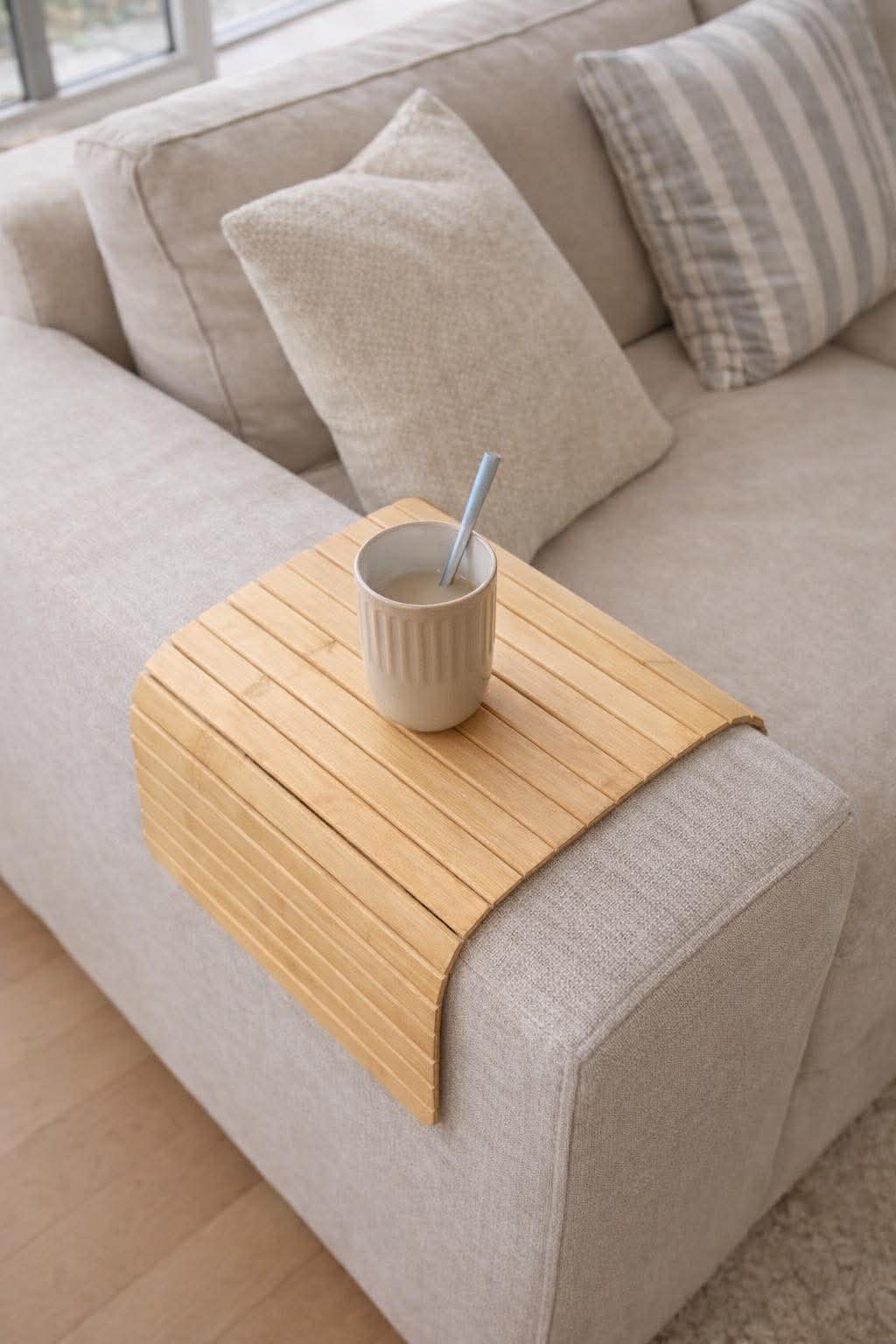 Plateau pour accoudoir - Bambou