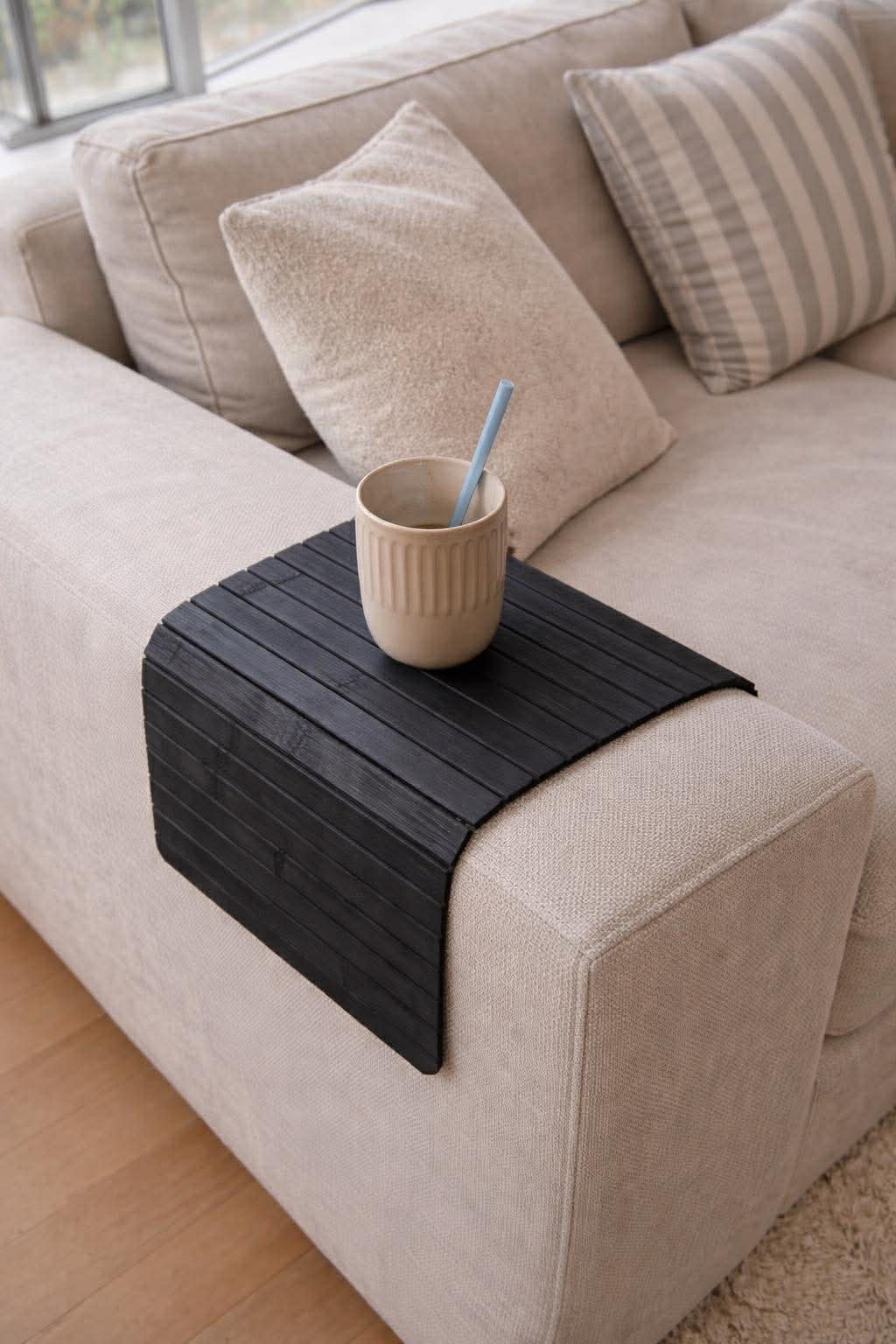 Plateau pour accoudoir - Bambou noir