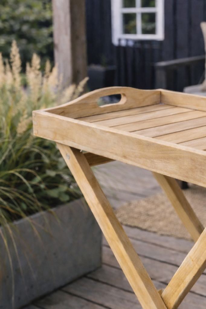 Table plateau - Teck