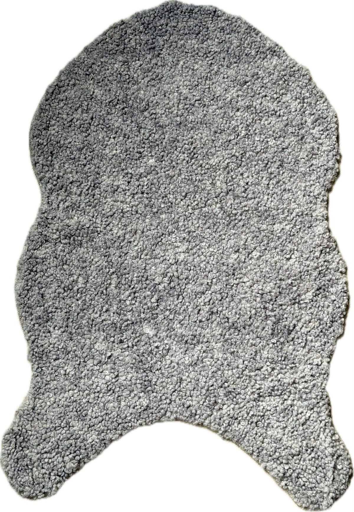 Imitation de peau de mouton - Bouclé gris