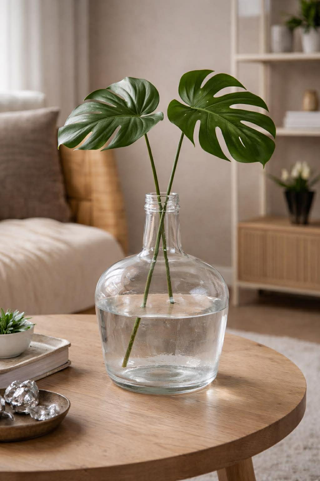 Vase en verre recyclé