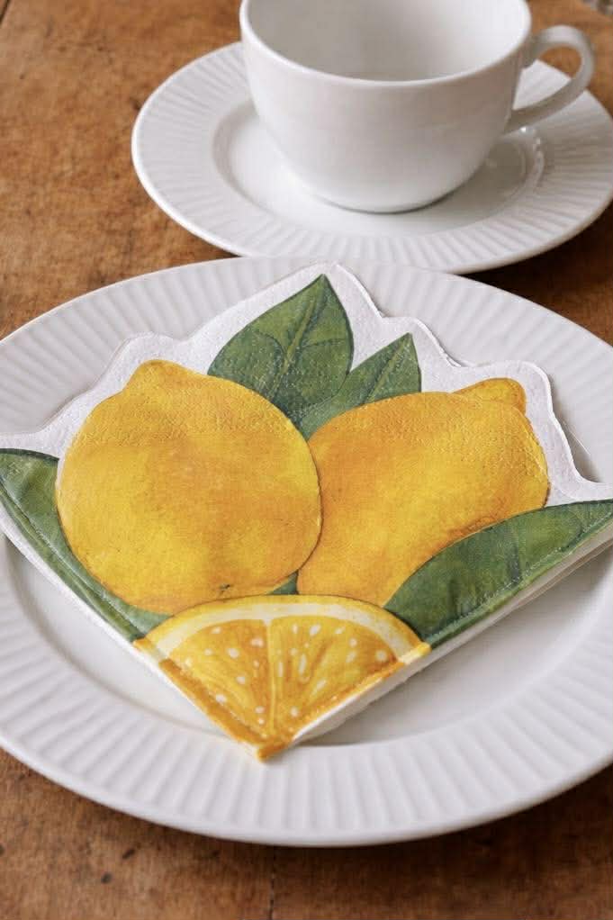 Serviettes Citron - 12 pcs