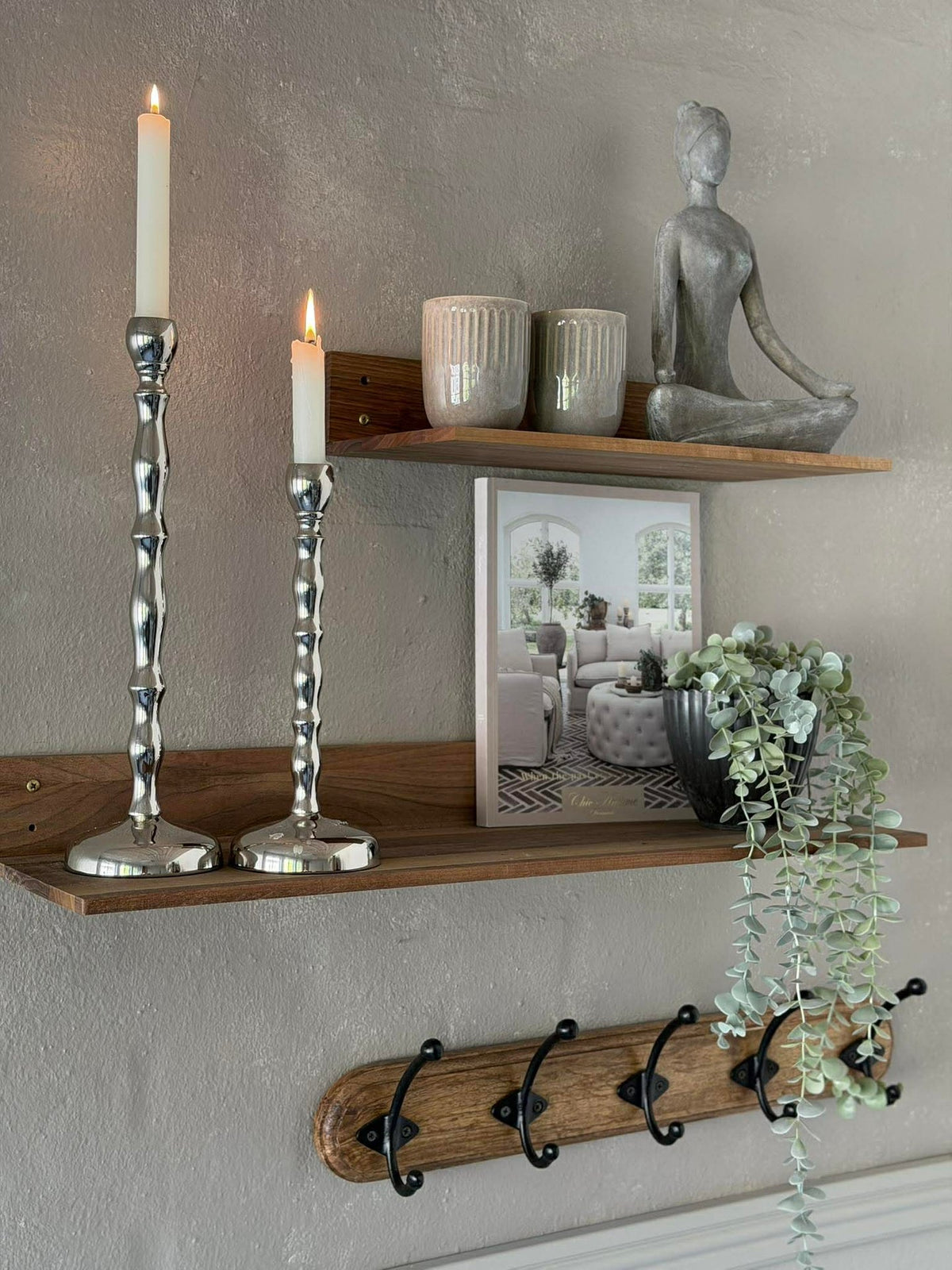Chandelier Silver pour cierges - plusieurs tailles