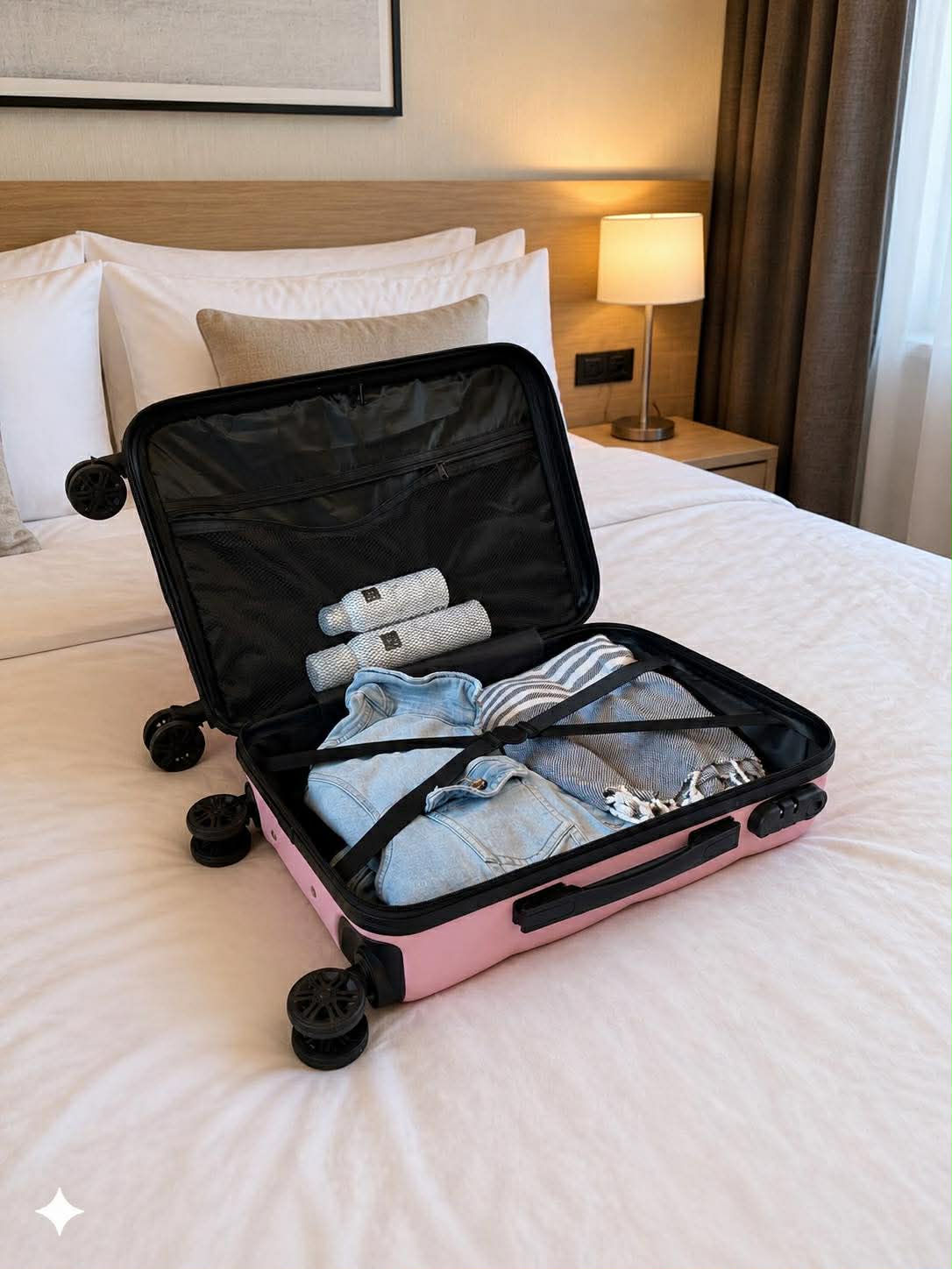 Valise trolley - Rose