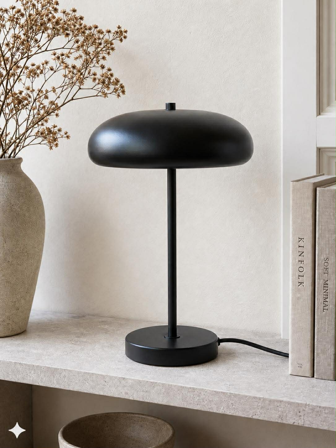 Lampe de table - Métal noir