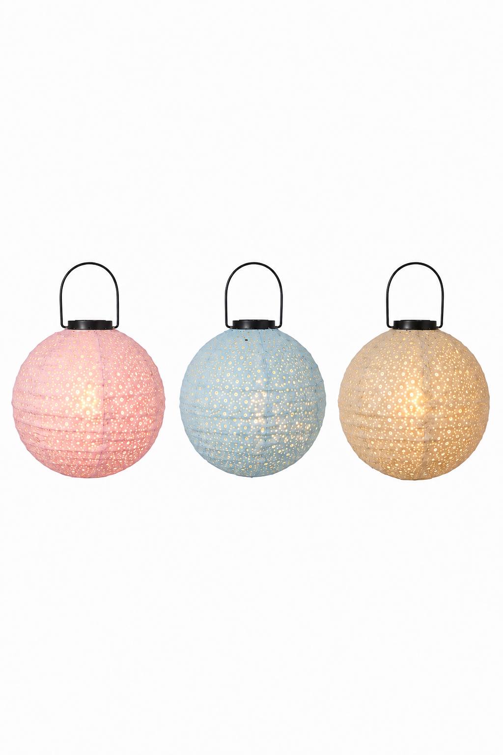 Lampe solaire - Bleu clair