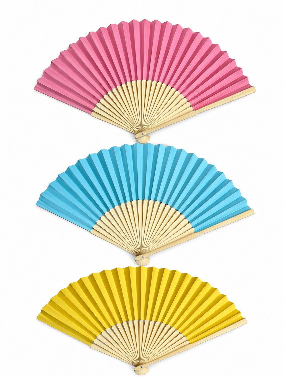 Éventail - Plusieurs couleurs