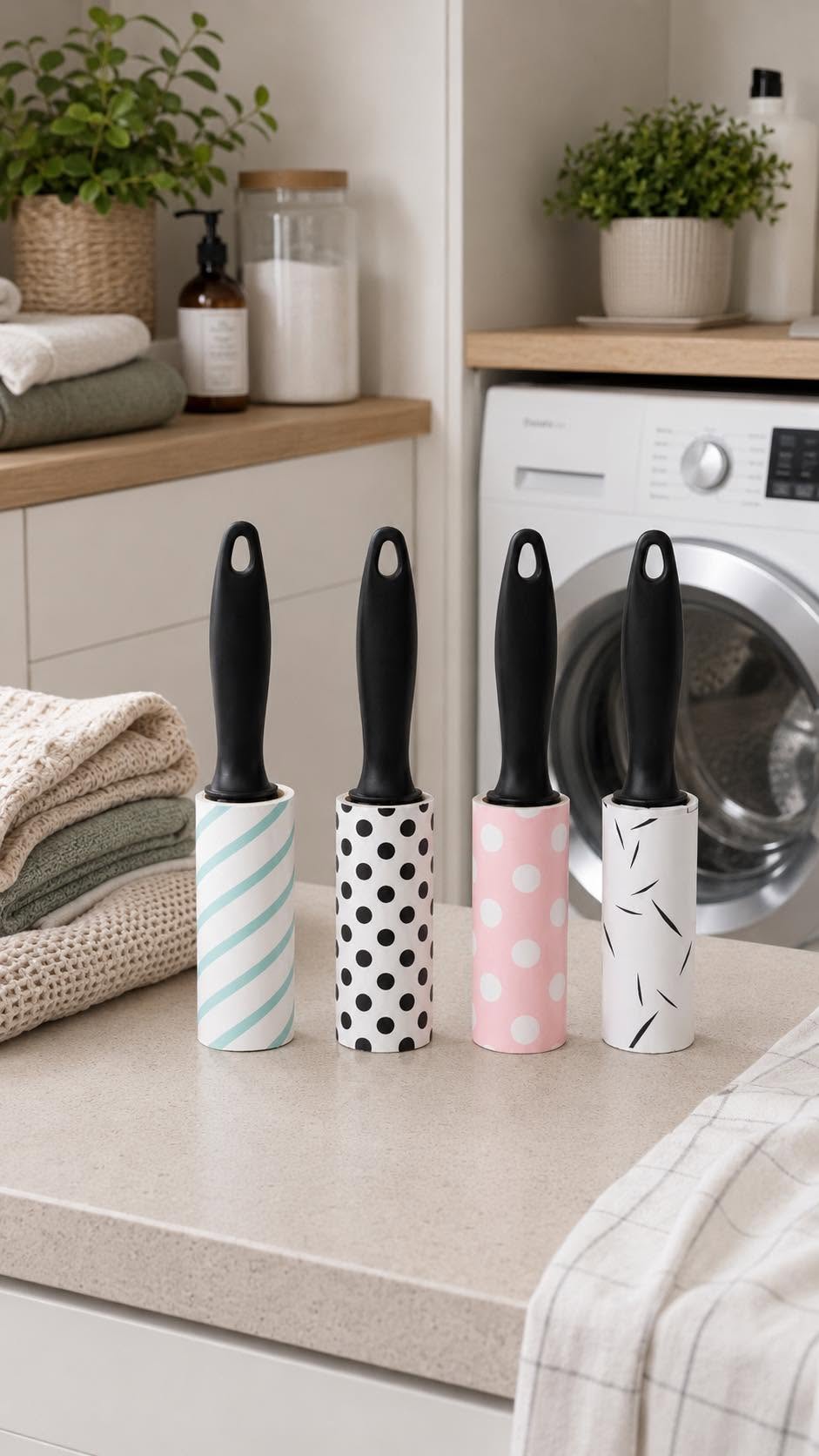 Rouleau anti-peluches - set de 4 pièces