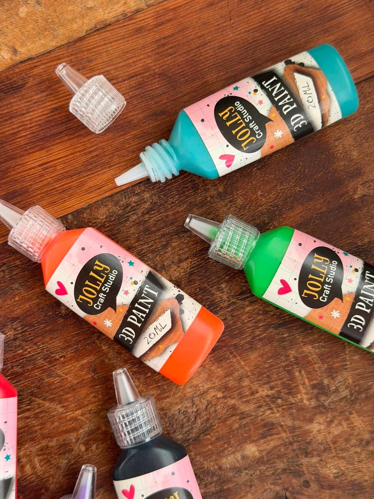 Peinture sur galets - 6 couleurs différentes