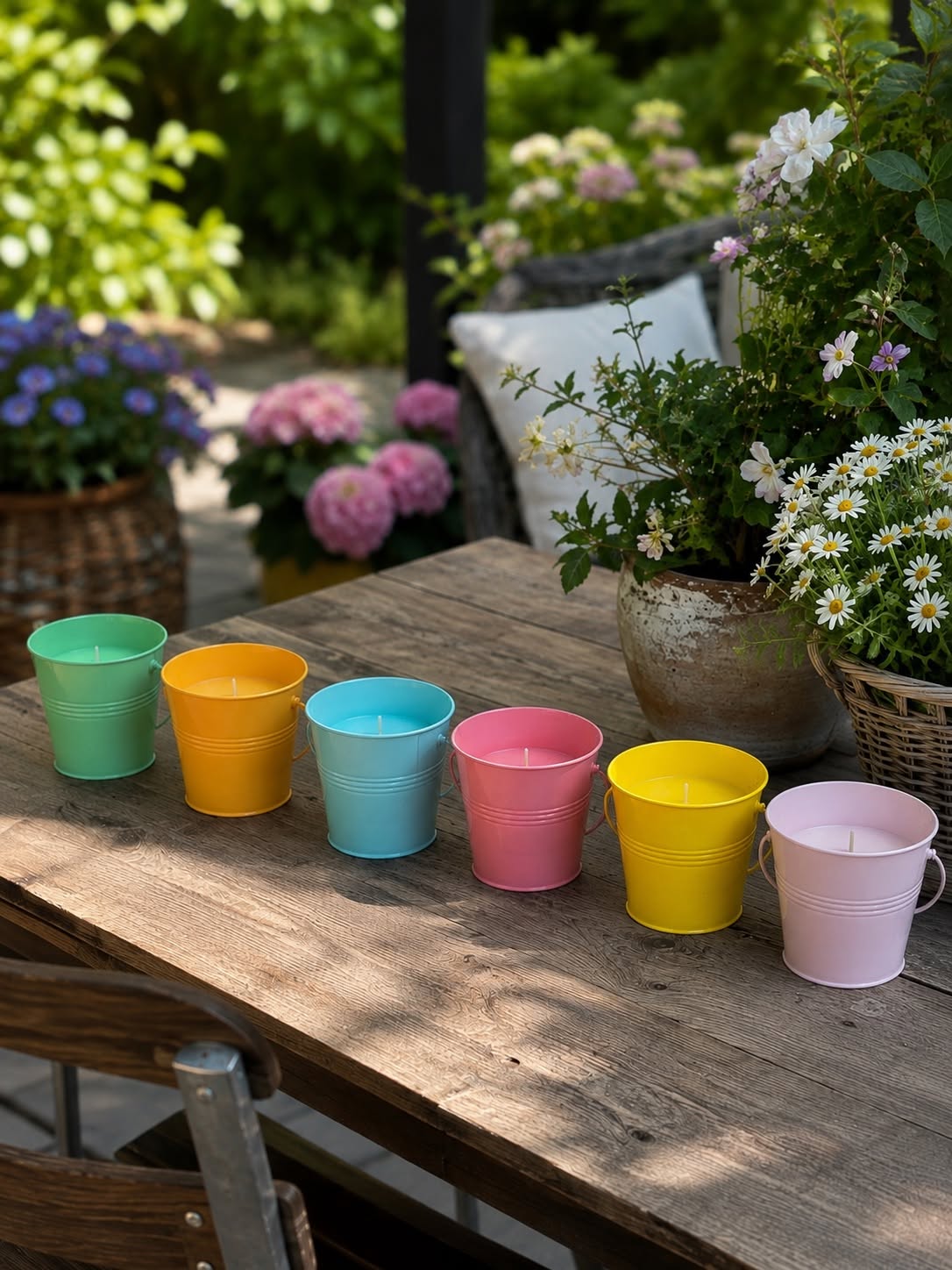 Bougie CITRONELLA – Color Mix