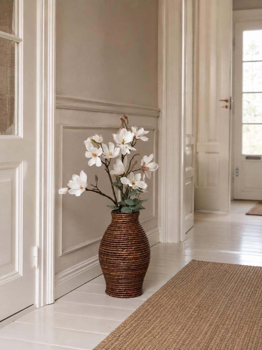 Vase feuilles de bananier