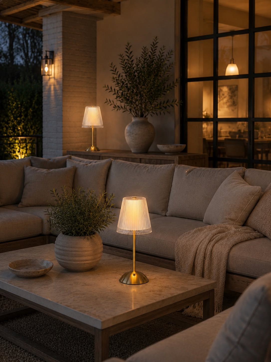 Lampe de table LED GOLD - Lot de 2 lampes