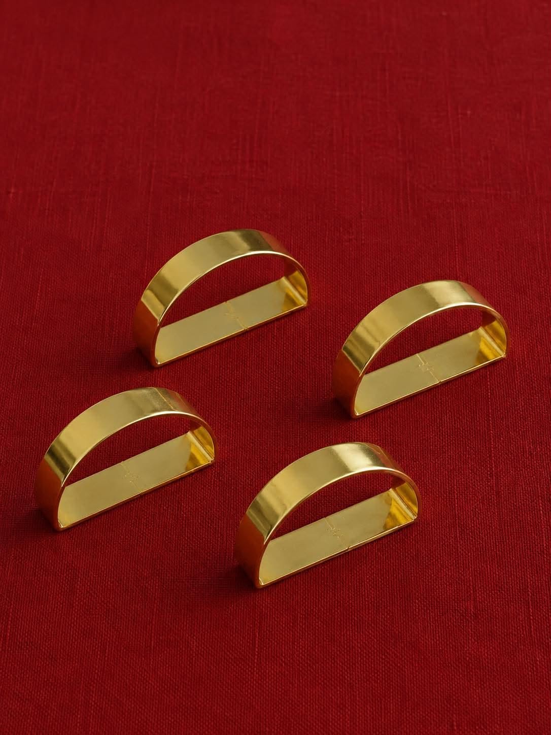 Ronds de serviette Or - 4 pcs