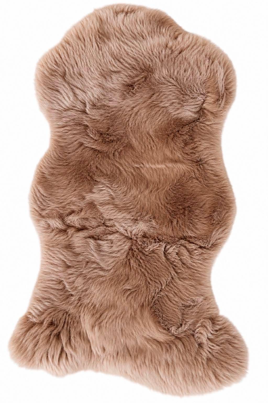 Peau de mouton – Taupe 140 cm