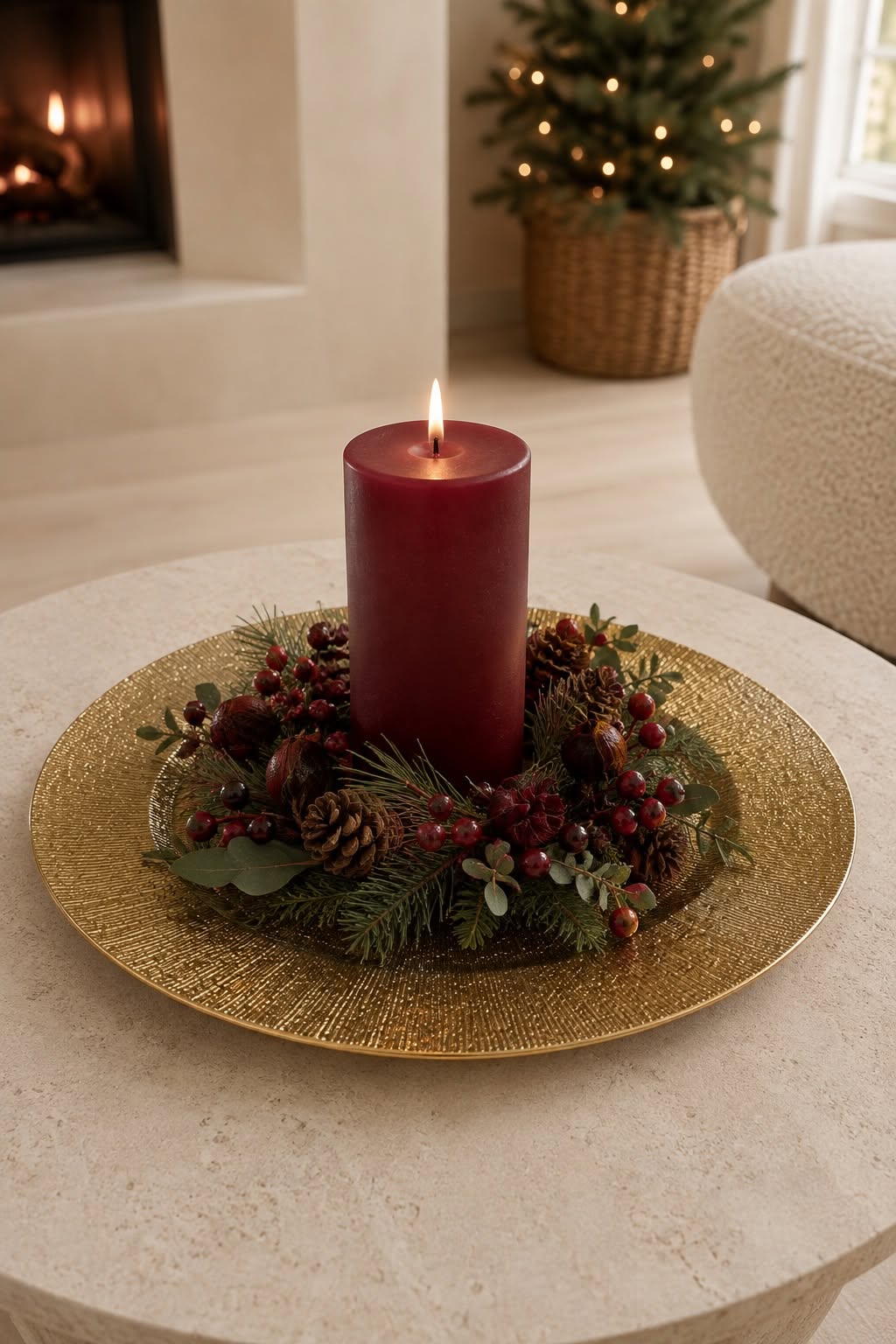 Assiette de présentation, lot de 4 pcs