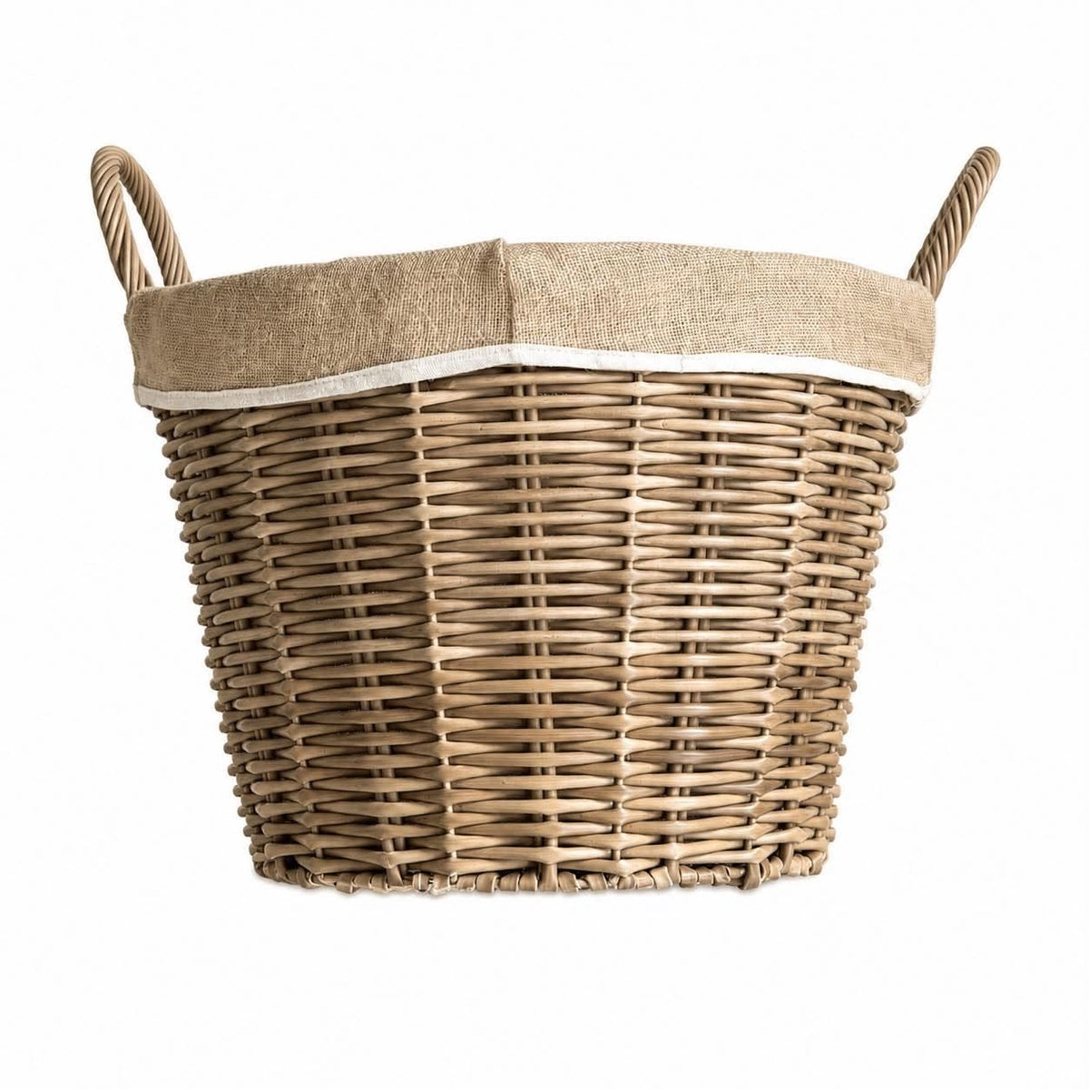 Corbeille à linge avec poignée