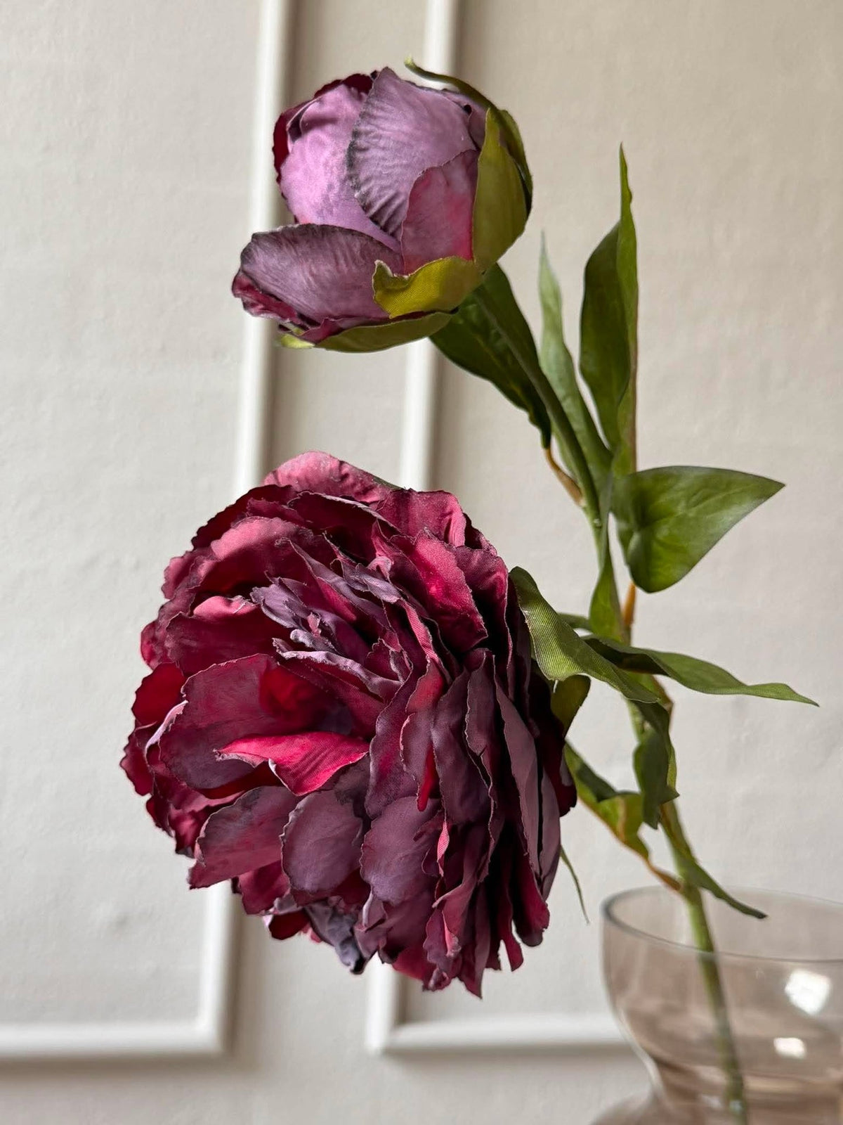 Pivoine 69 cm - Bordeaux