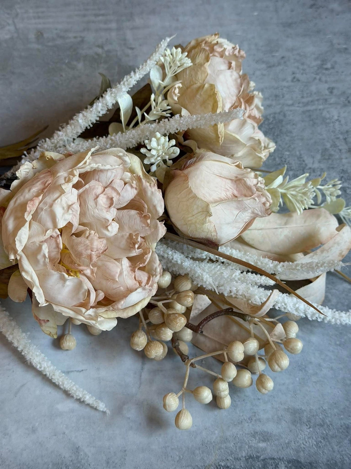 Bouquet 62 cm Crème