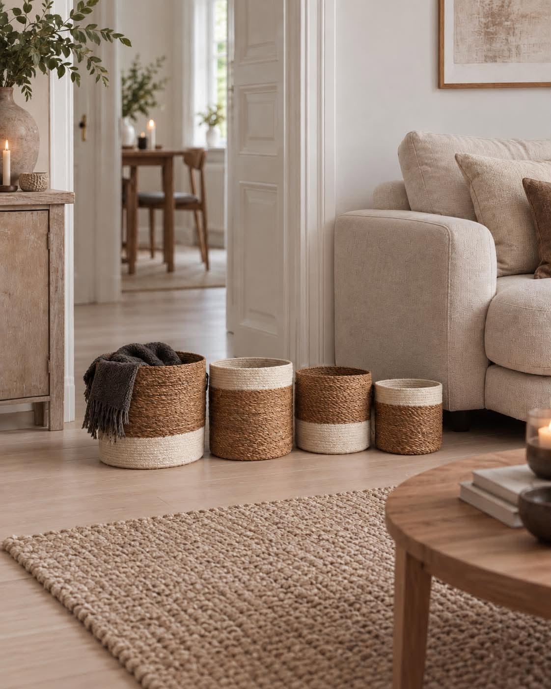 Lot de 4 paniers