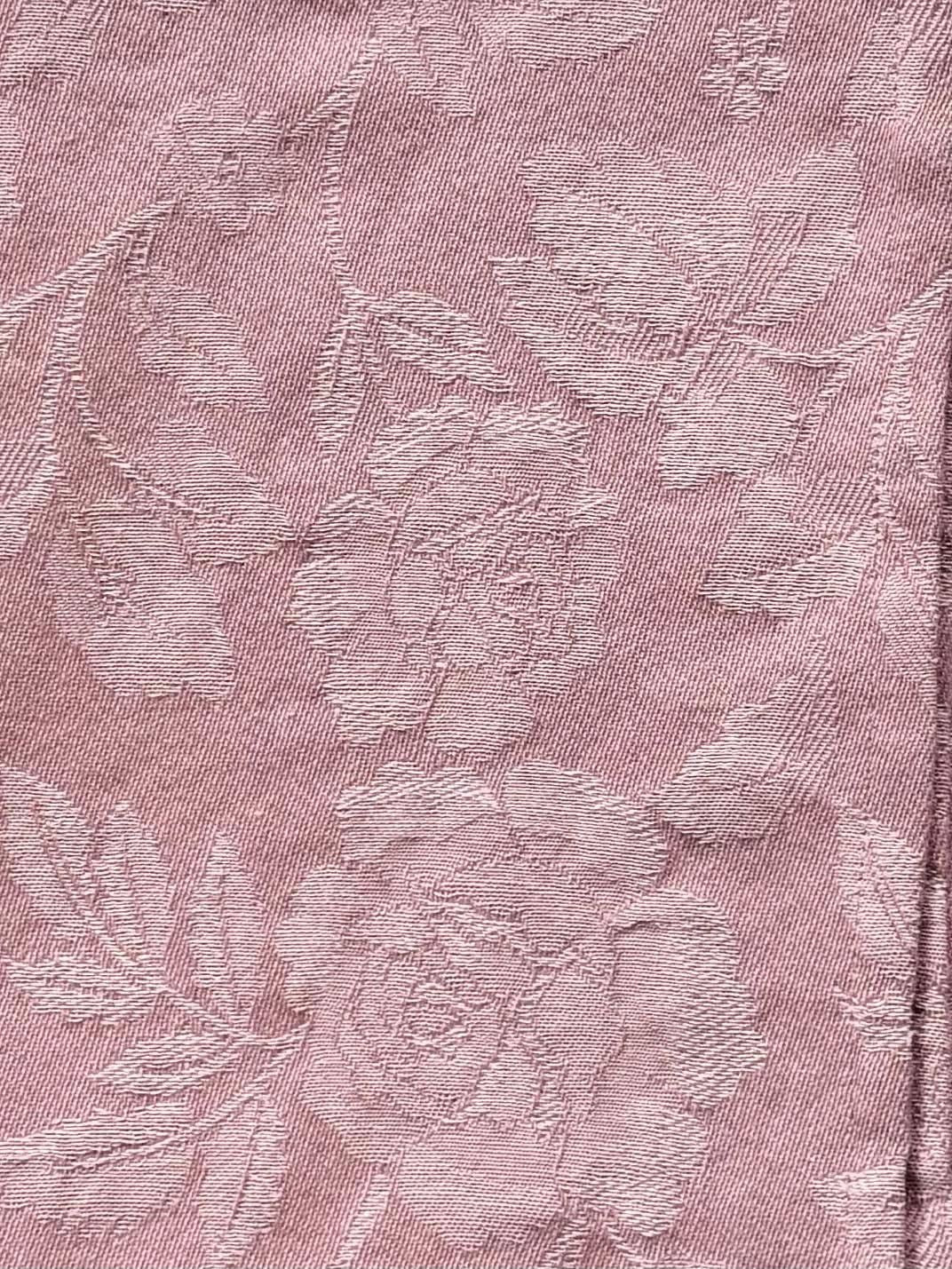 Nappe JACQUARD flower - Rose
