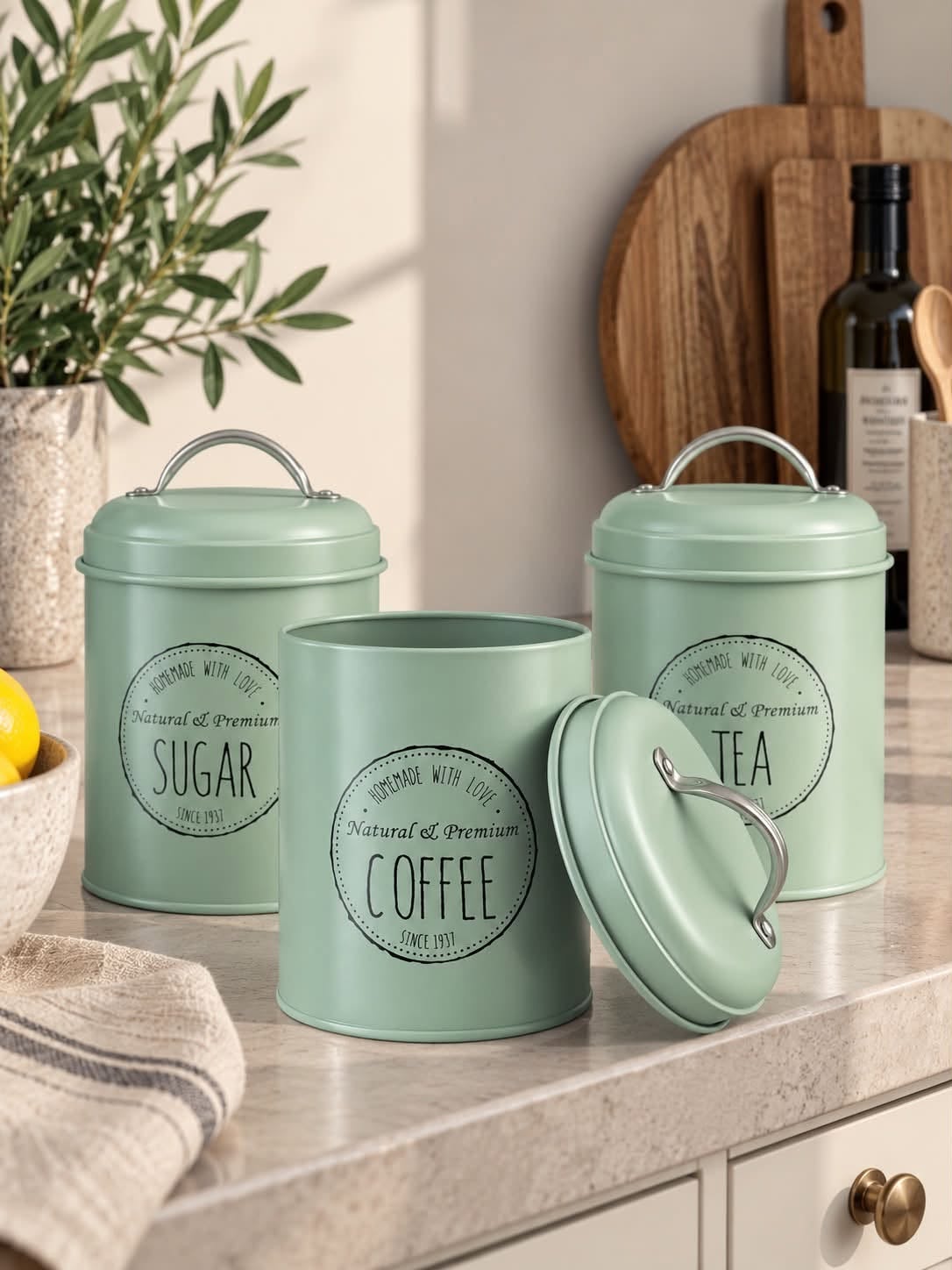 Boîtes Green - Lot de 3 pièces