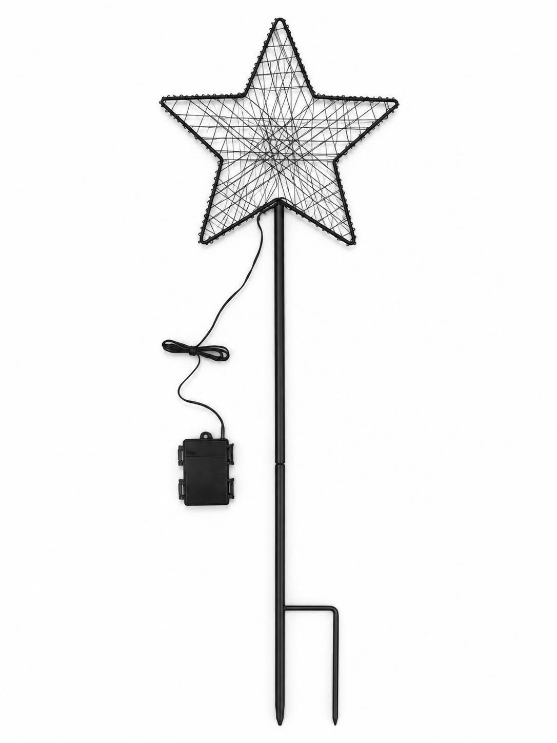 Étoile sur pique avec 85 LED