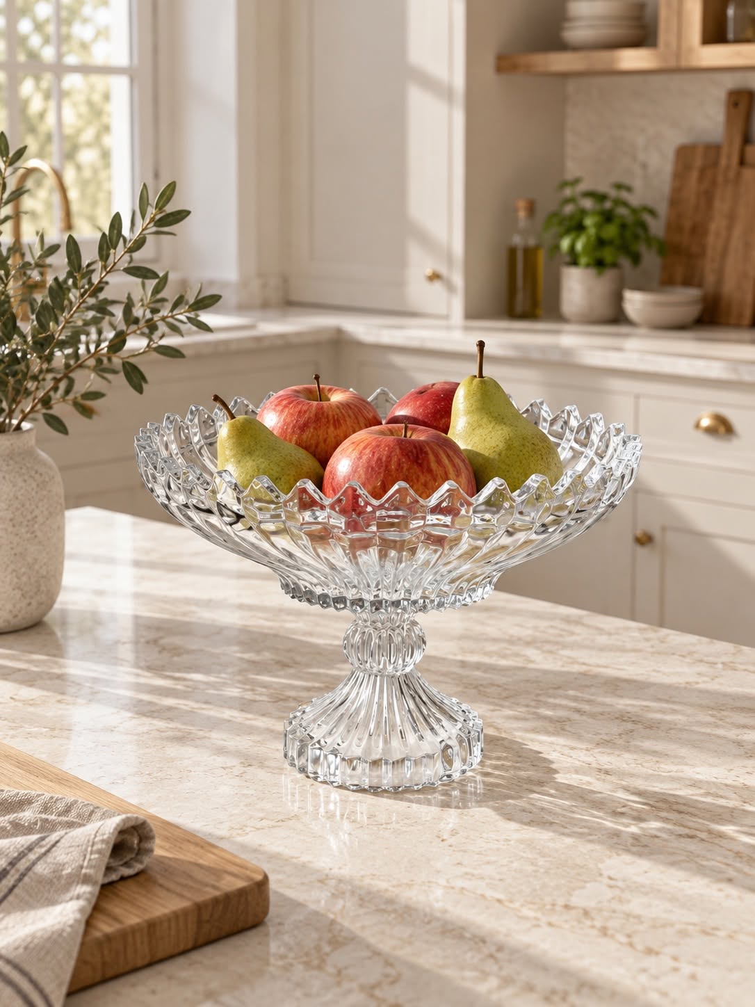 Présentoir en verre - approuvé pour le contact alimentaire