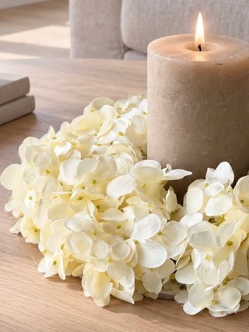 Couronne Hortensia Blanche