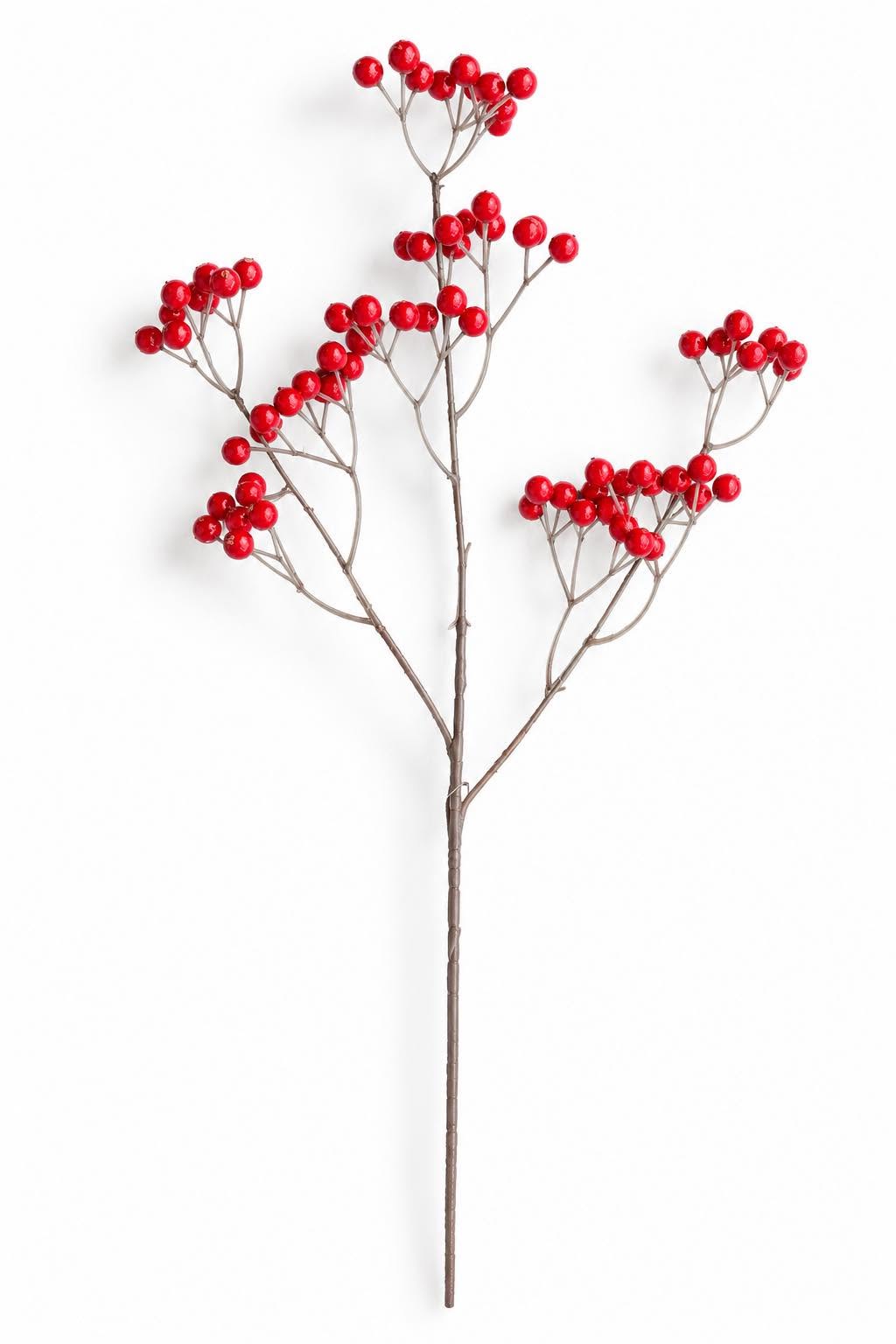 Branche de baies rouge – Branche décorative artificielle
