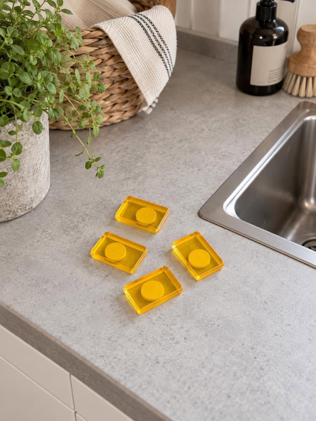 Désodorisant pour poubelle - lot de 4 pièces