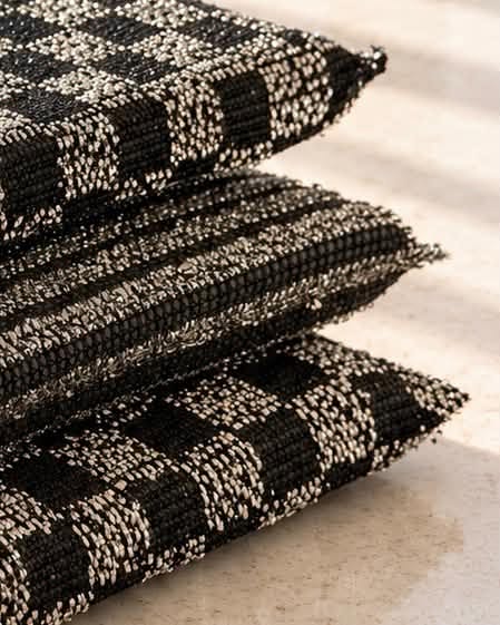 Svampe 3 pièces – Noires, à carreaux