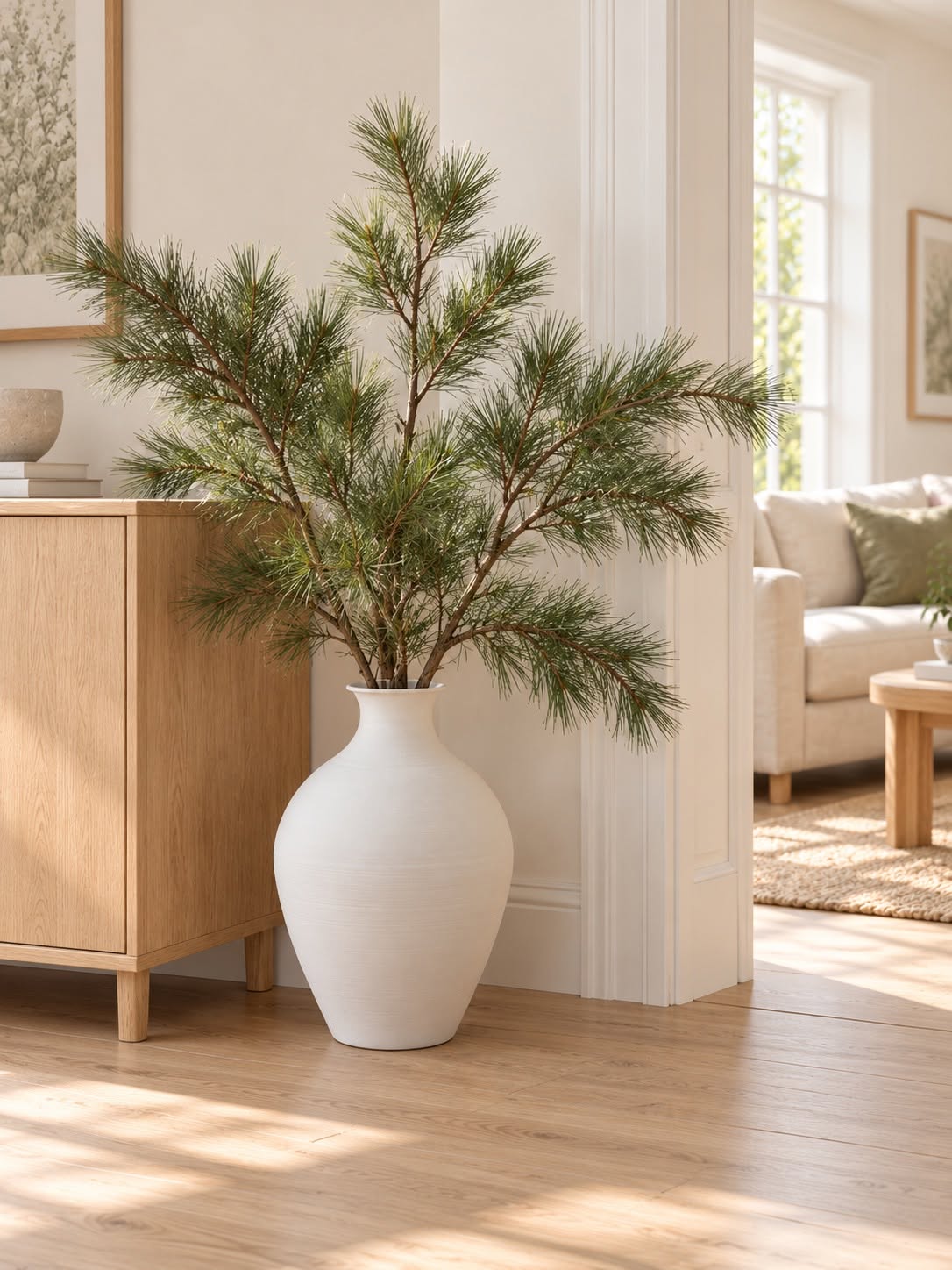 Vase en métal - White – Vase en métal blanc mat