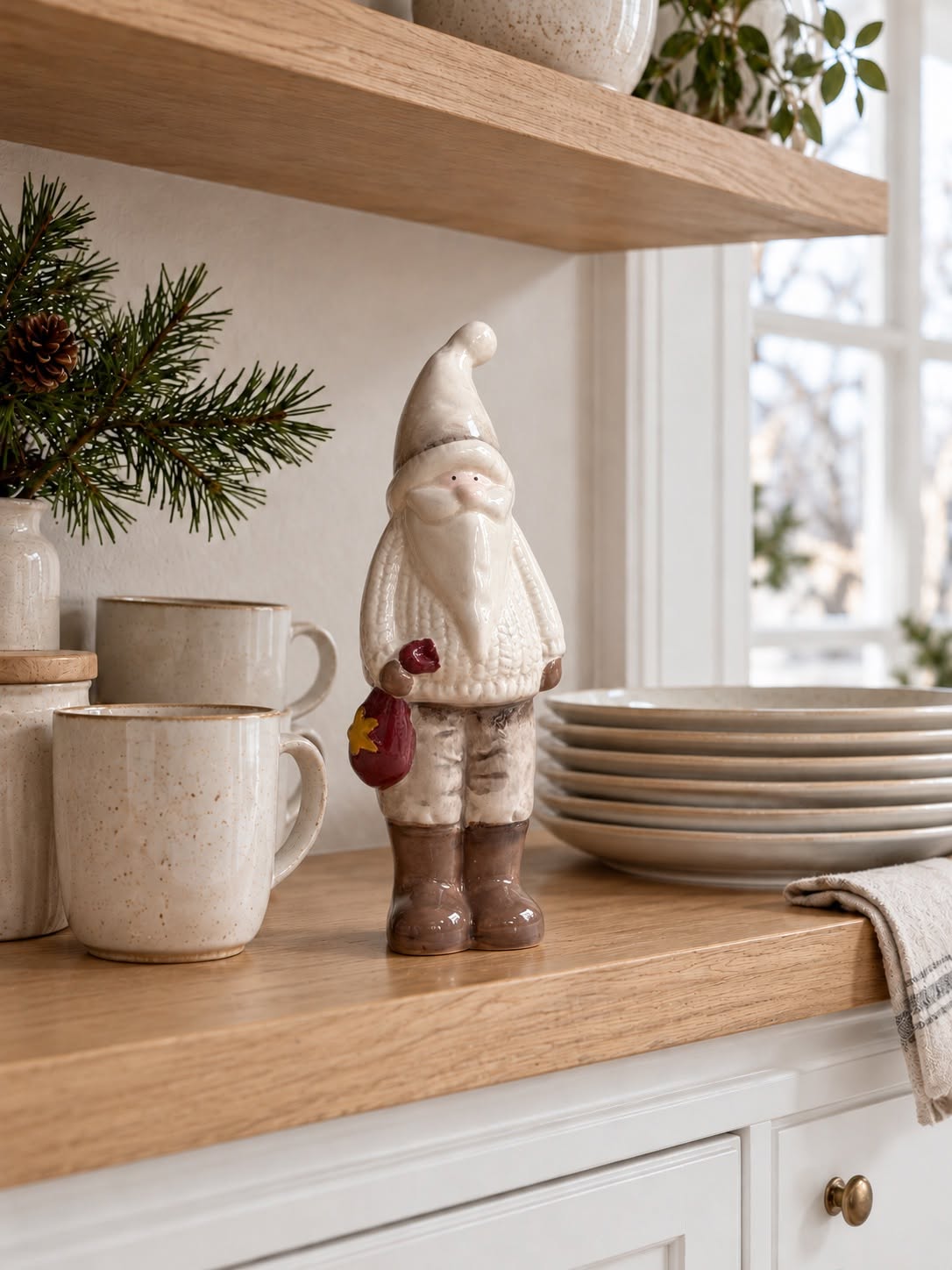 Père Noël en céramique - Grand