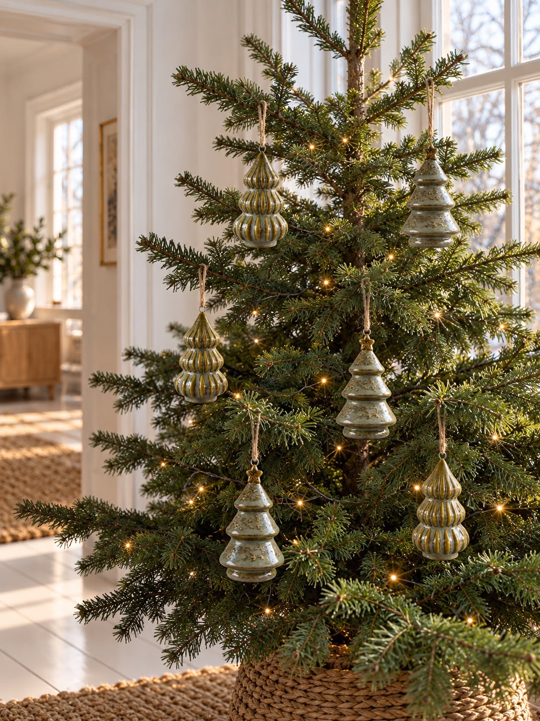 Sapin de Noël porcelaine - Green MIX