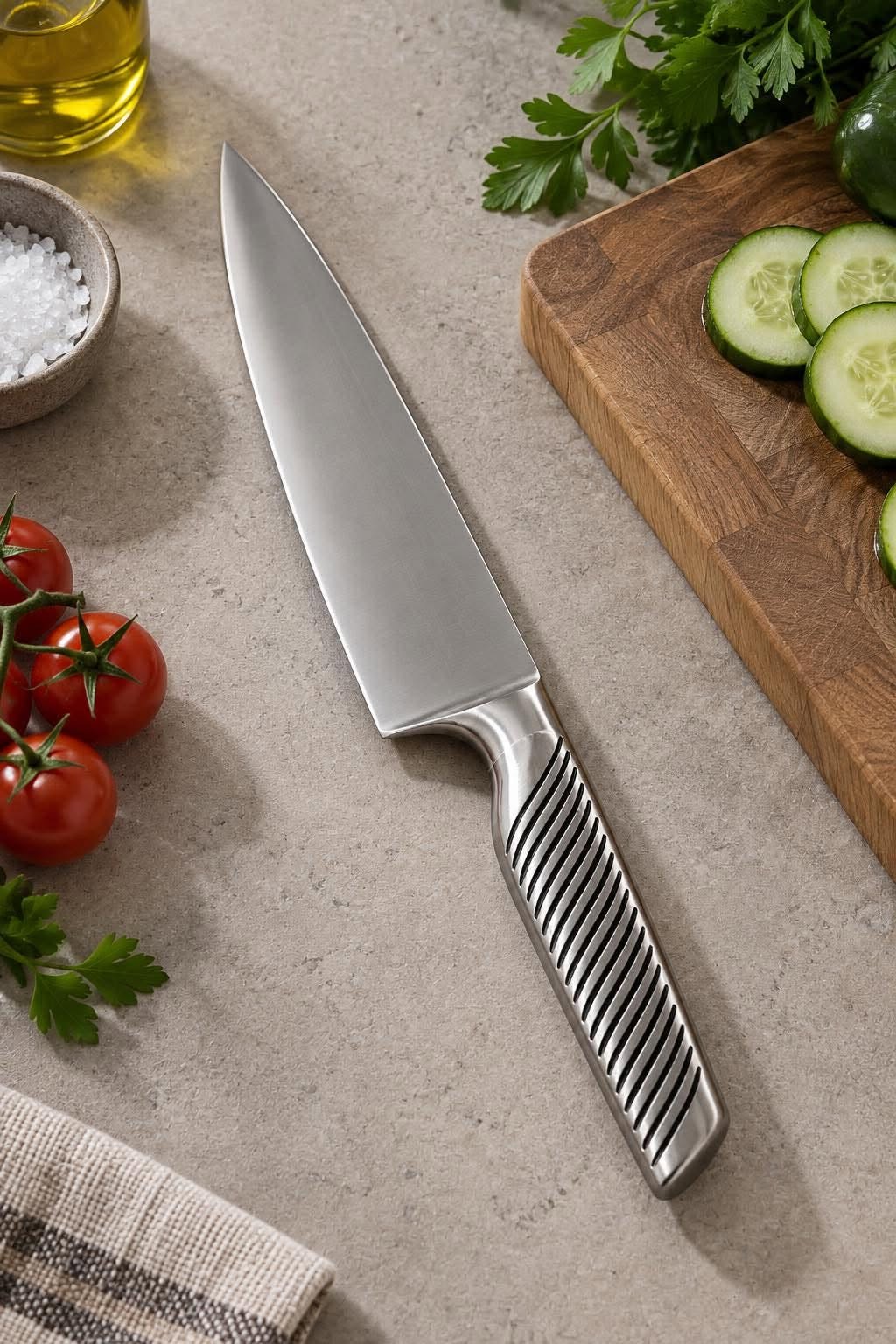 Couteau de chef SAIKA – Acier inoxydable