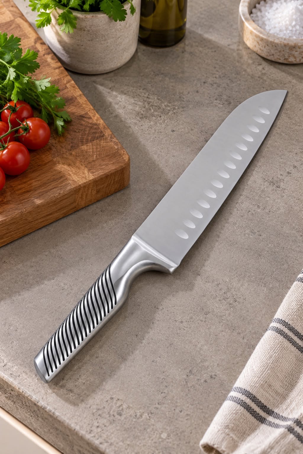 Couteau santoku SAIKA – Acier inoxydable