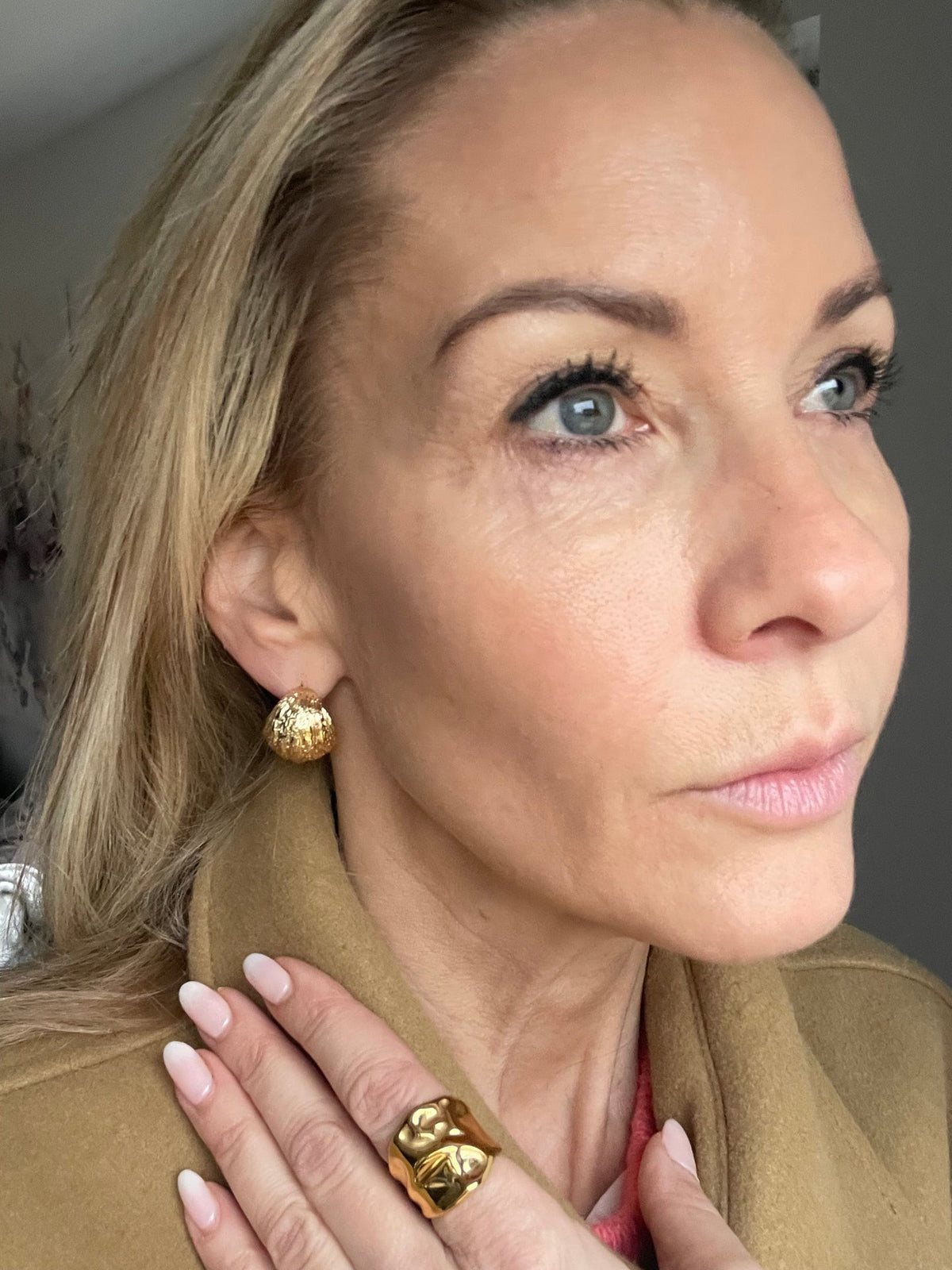 Boucles d'oreilles MIRELLA - dorées à l'or fin