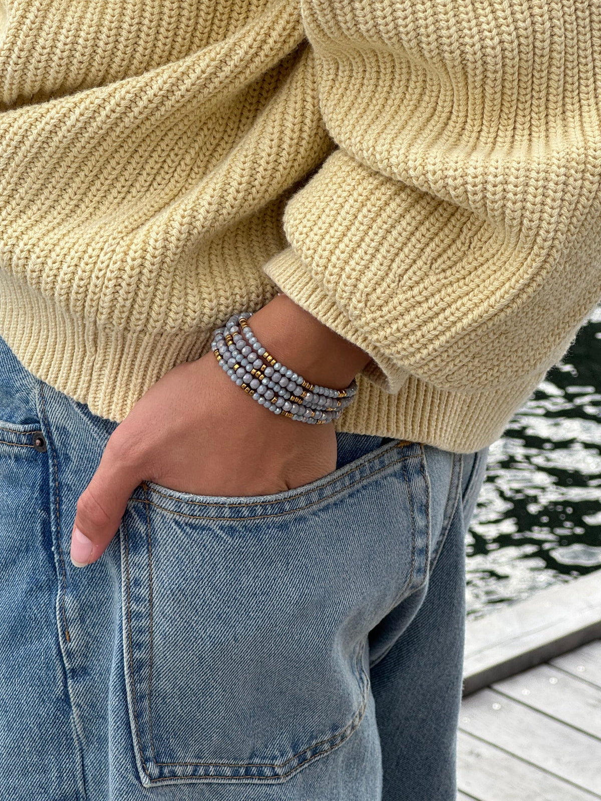 Bracelet Merle Cool Stone - Set de 5 pcs