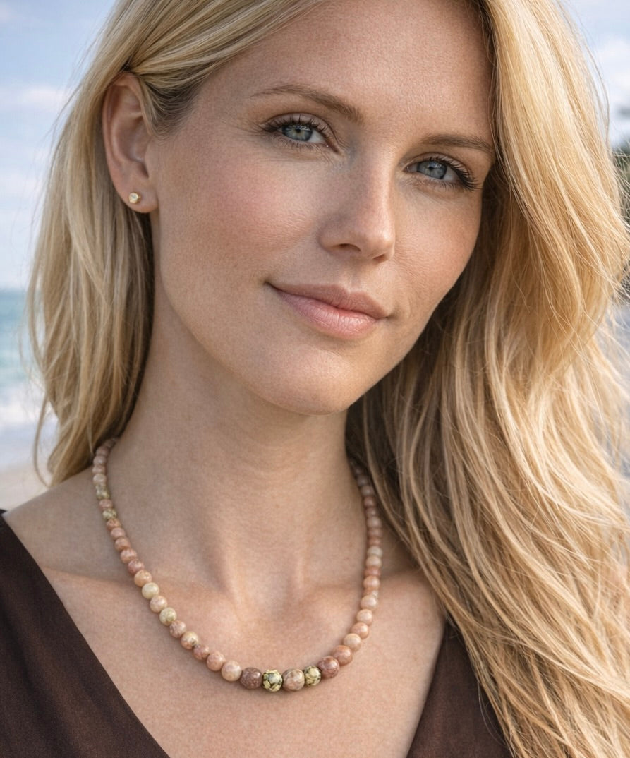 Collier Jasmin - Rose Naturelle