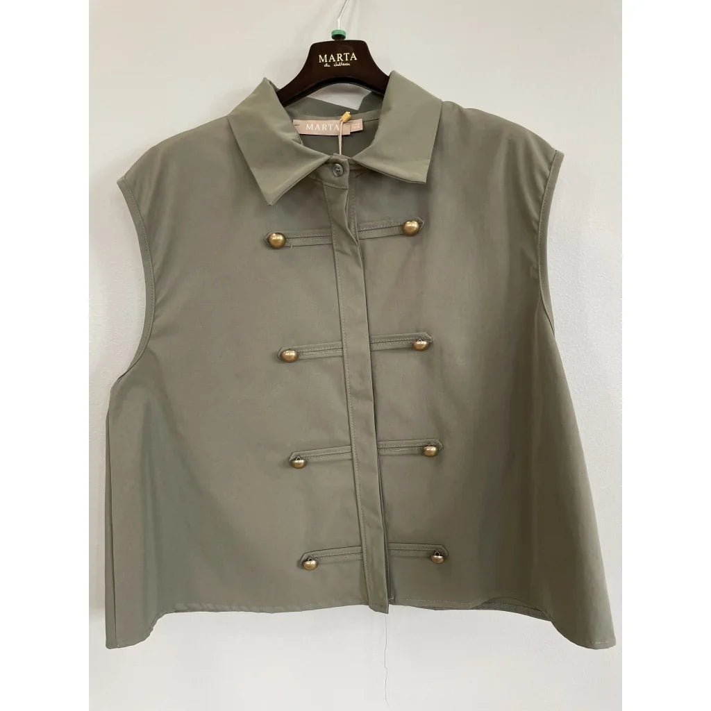 Gilet Savella - Military – Gilet vert militaire