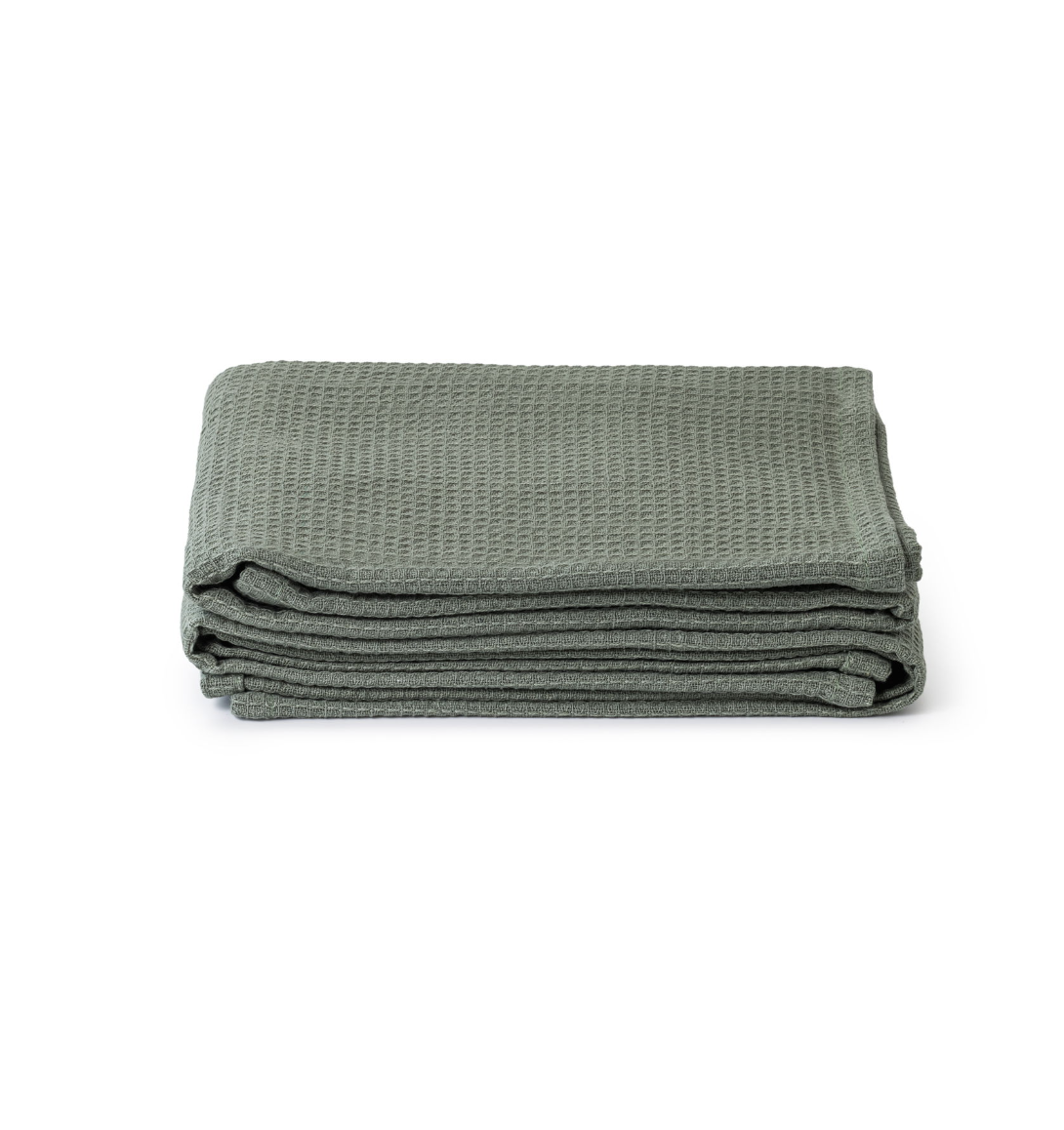 Torchons 2 pcs – Gaufré olive