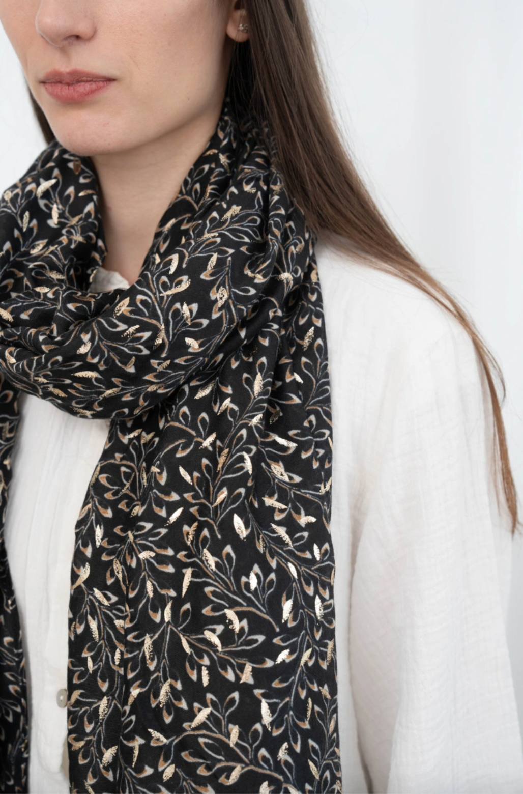 Foulard Black / gold