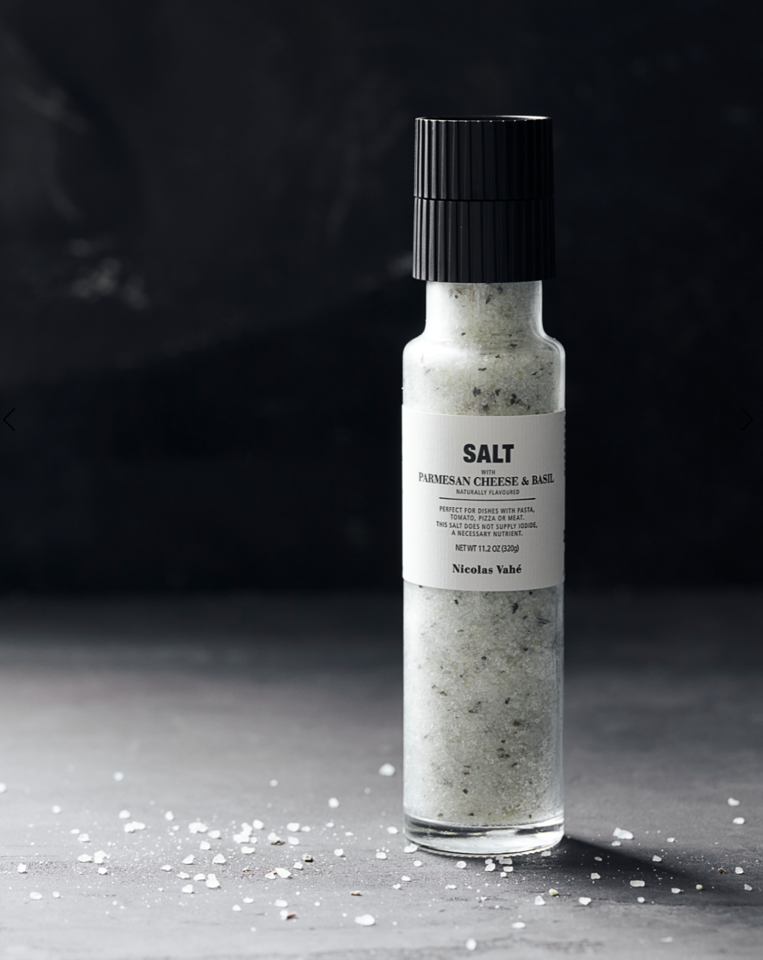 Sel, fromage au parmesan et basilic - Nicolas Vahé
